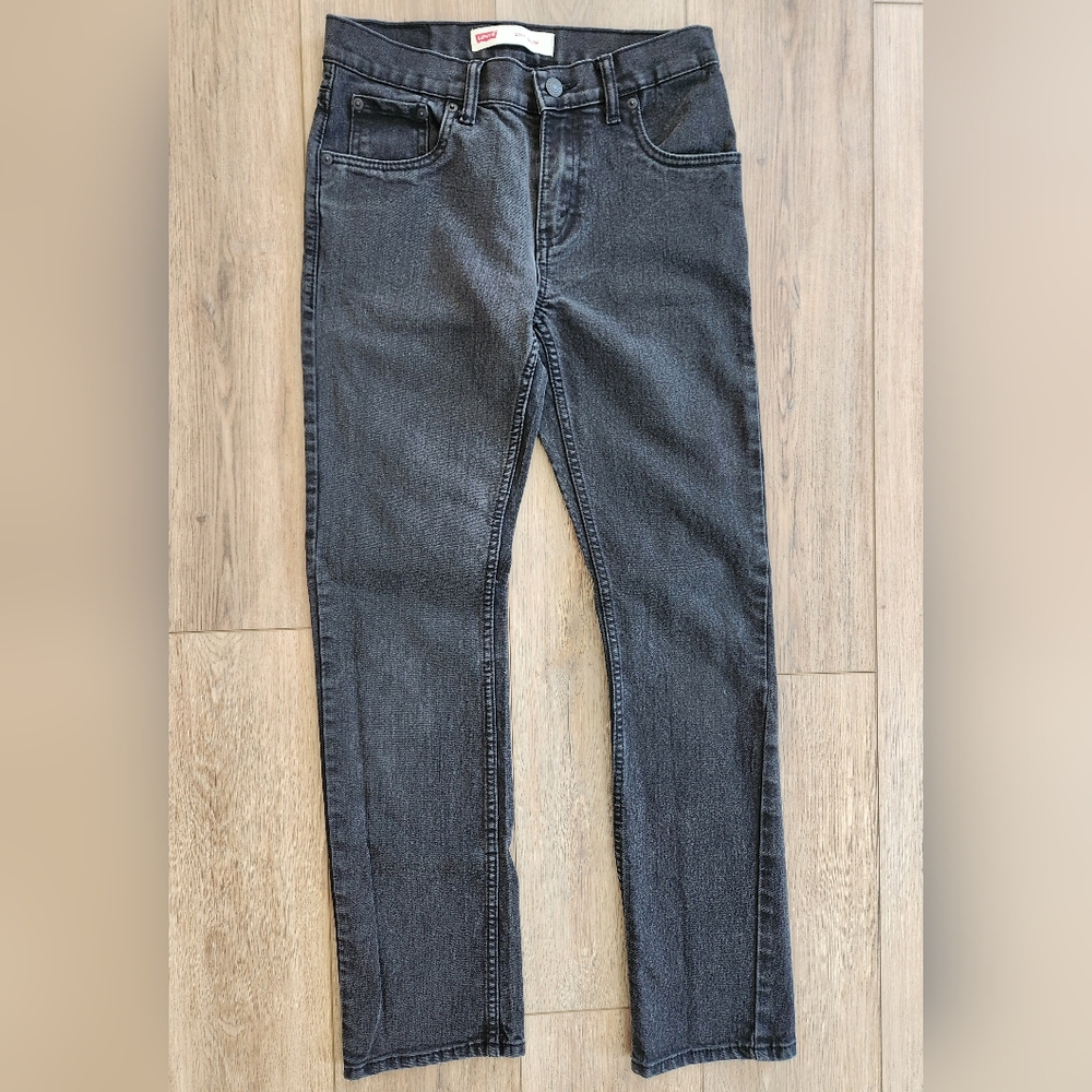 Boy's Charcoal Slim Jeans